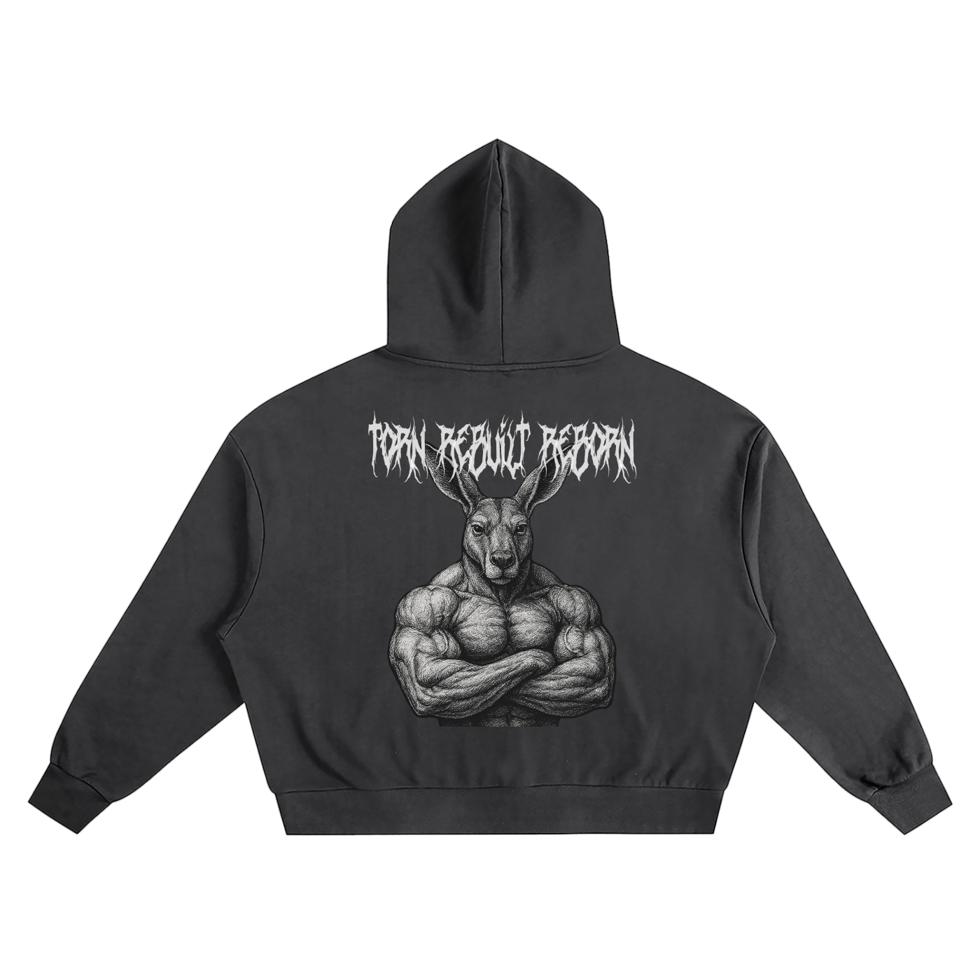 Boxy Hoodie (Torn Reborn Rebuilt)