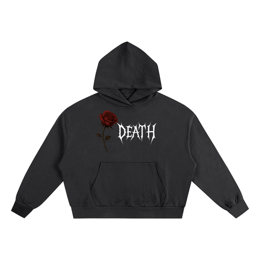 Boxy Hoodie (Death & Roses)